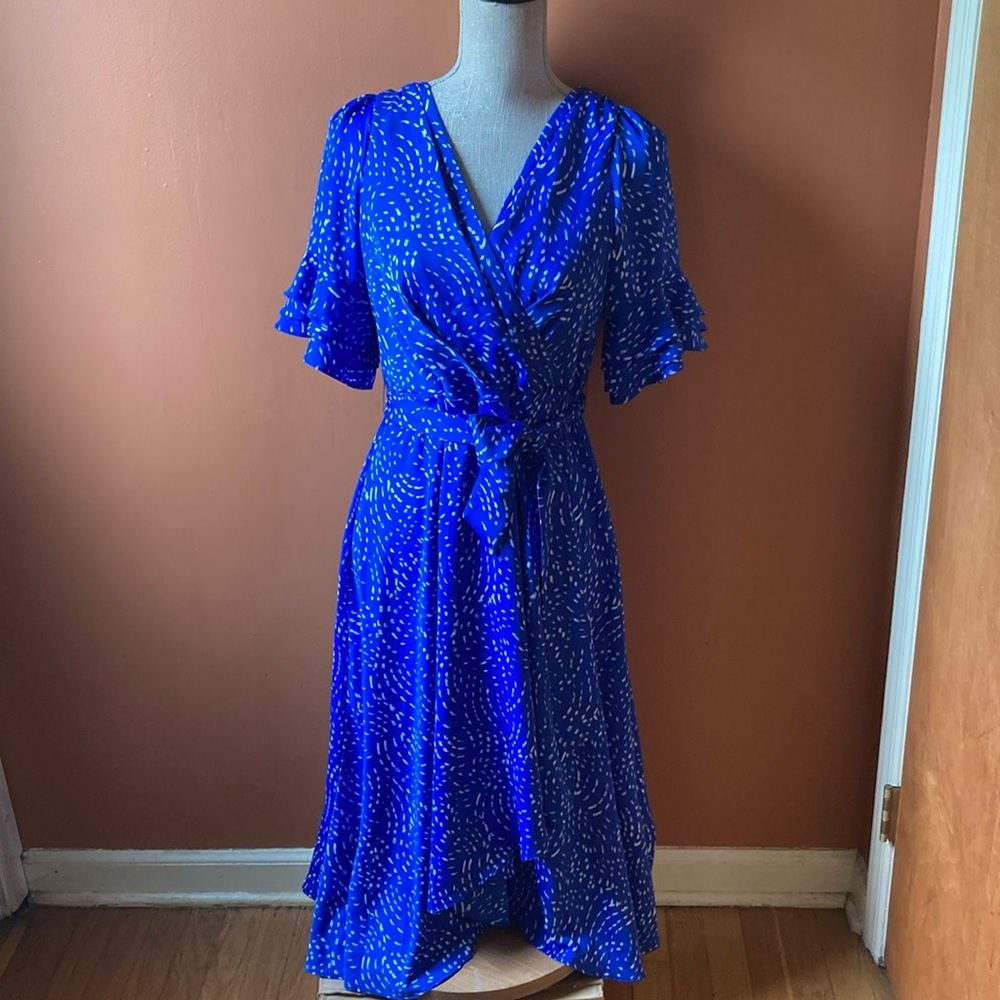 DKNY Blue Midi Dress